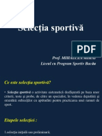 Selectia Sportiva