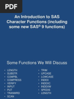 An Introduction To SAS Character Functions (Including Some New SAS 9 Functions)