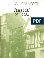 Monica Lovinescu - Jurnal 1981 - 84