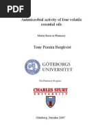 anti microbial activity master