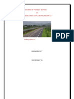 A Synopsis of Project Report ON "Construction of National Highway "