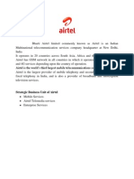 Airtel SWOT Analysis and 7Ps of Marketing Mix