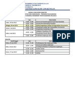 Jadwal UAS Genap