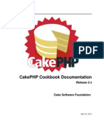 Cake PHP Cookbook