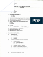 Esquema Proyecto de Investigación FACMEDUNT