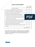 The Hooked On Nicotine Checklist (HONC)