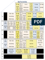 Main Pool Activities Sep To Dec 2013