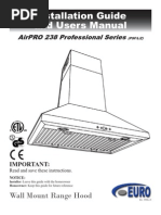 Download AP238 PSFPSLPSZ Manual by Euro-Kitchen Inc SN16727221 doc pdf