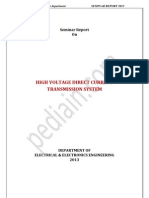 High Voltage Direct Current Transmission System HVDC Seminar