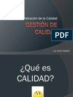 GESTIÓN DE LA CALIDAD