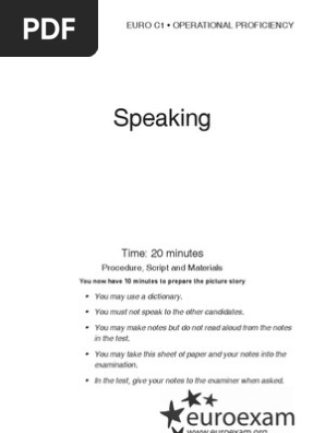 EUROEXAM  Practice Test c1 Web Speaking Mat