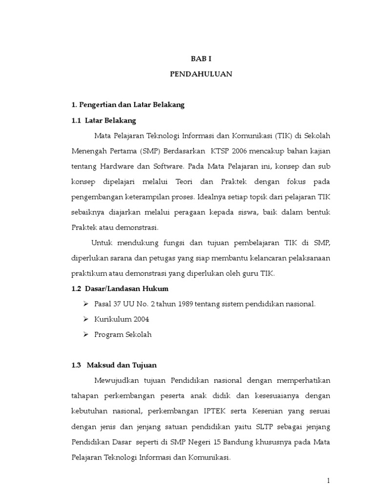 Laporan Program Kerja Lab Kom