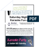 Karaoke Flyer