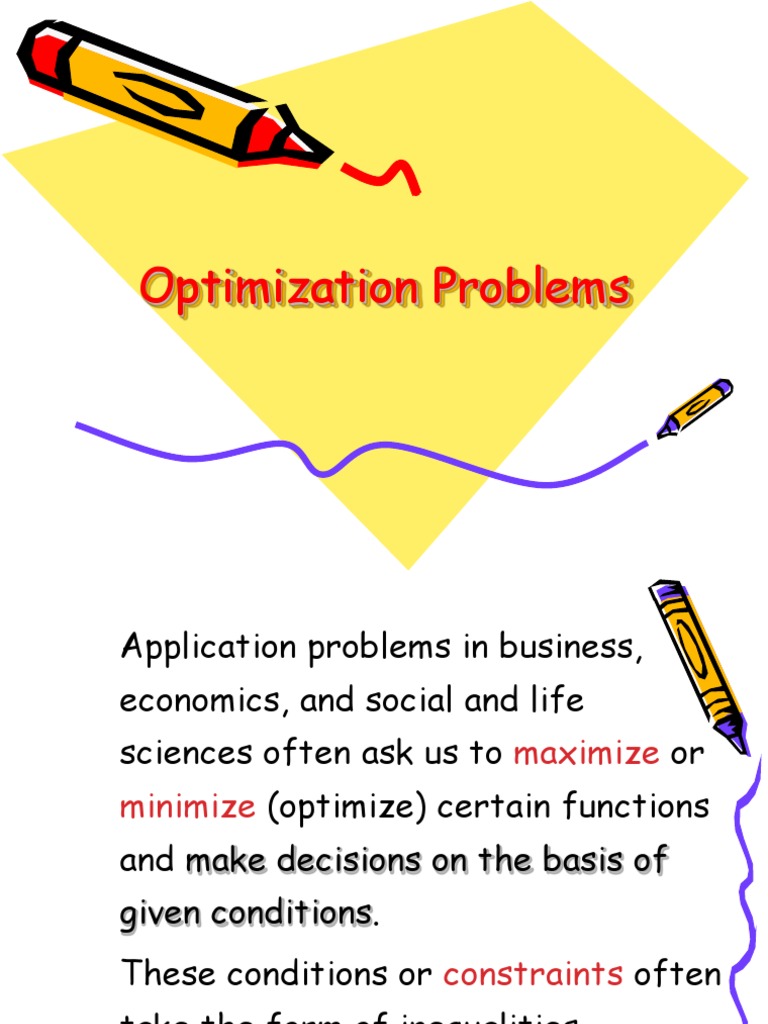 Real-Life Business Optimization Cases | PDF | Linear Programming ...