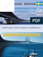 The Oresund Bridge Connecting Denmark and Sweden