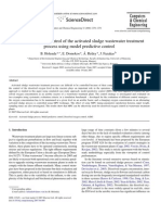 Dissolved Oxygen Control of the Activated Sludge Wastewater Treatment Process Using Model Predictive Control