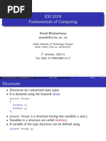 ESC101N Fundamentals of Computing: Arnab Bhattacharya Arnabb@iitk - Ac.in