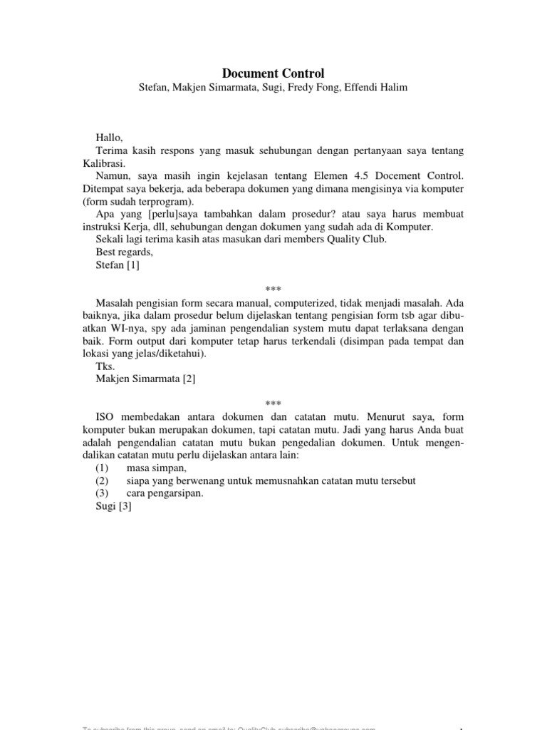 Document Control | PDF