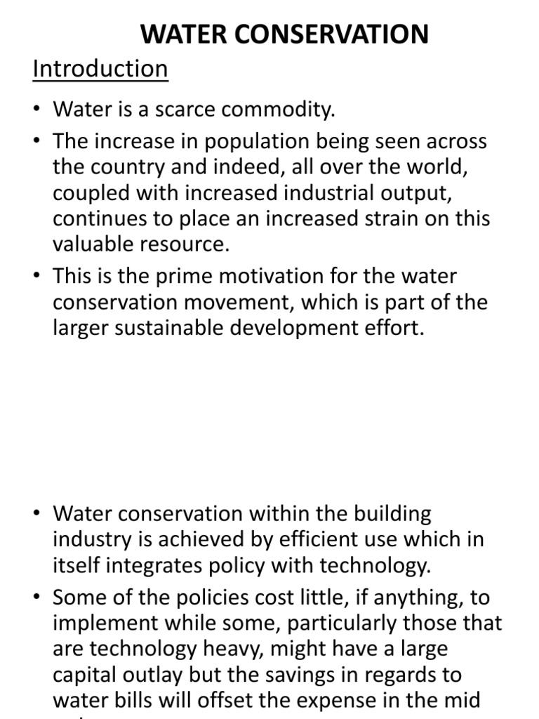 Introduction To Sustainable Water Management Systems PDF Irrigation