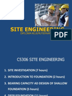 Topic 1 Site Investigation PDF