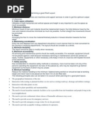 A Scientific Criteria For Determining A Good Plant Layout