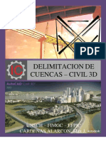 Delimitacion de Cuencas - Civil3d