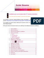 Guide Sesame HP 7