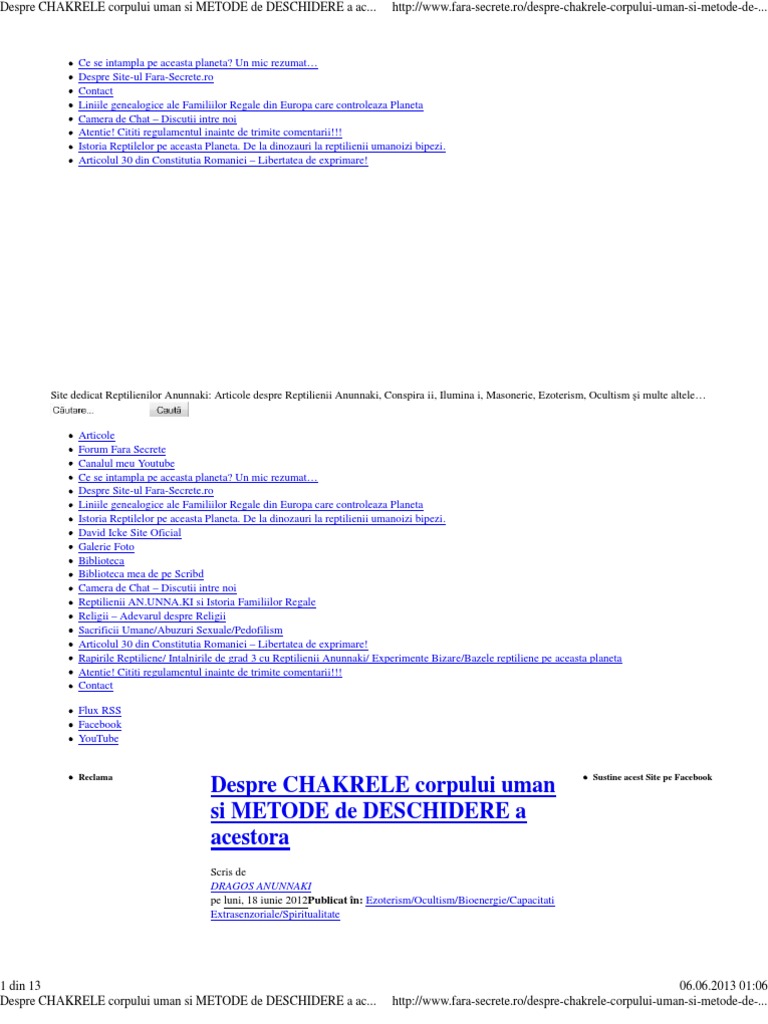 Reptilieni Anunnaki ConspiraÅ£ii Ezoterism Si Multe Altele