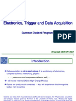 Electronics, Trigger and Data Acquisition