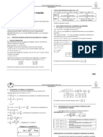 Capítulo X - Ecuación de 2º Grado y Función Cuadrática. Materia y Ejercicios - 2006 PVJ