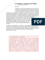 Constituciones Flexibles y Constituciones Rígidas (Apuntes)