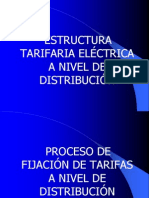 Estructura tarifaria eléct a nivel de distrib