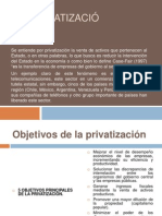 PRIVATIZACIÓN