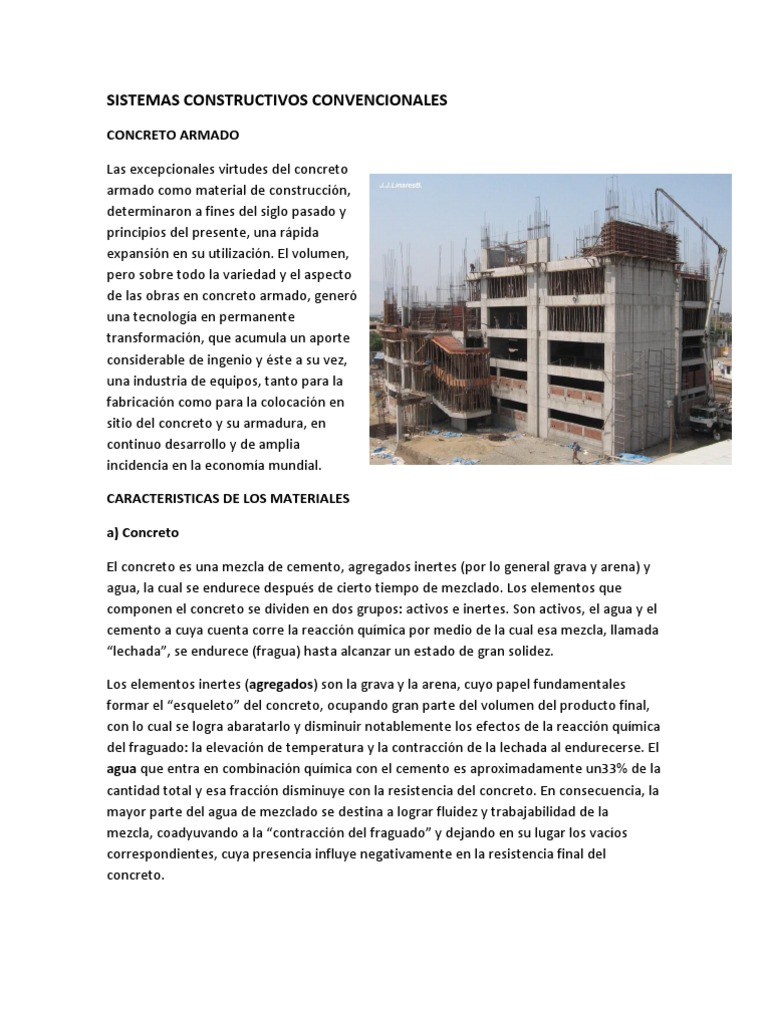 SISTEMAS CONSTRUCTIVOS CONVENCIONALES