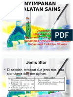 PENYIMPANAN PERALATAN SAINS