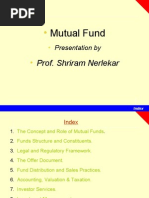 Mutual Fund: Prof. Shriram Nerlekar