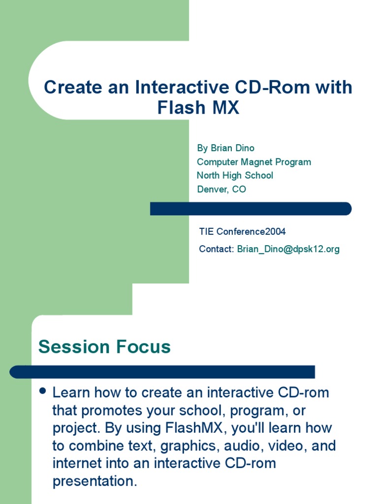 Create Interactive CD-Roms with Flash MX | PDF | Adobe Flash | Icon ...