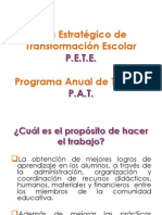 Exposición del Curso P.E.T.E. y P.A.T. 2013-2014