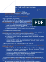 Propuesta PAN, Reforma Política Metropolitana