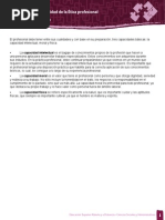 Capacidad Profesional