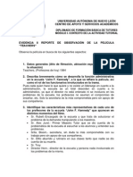 SCRA - Evidencia 8 REPORTE DE OBSERVACIÓN DE LA PELÍCULA