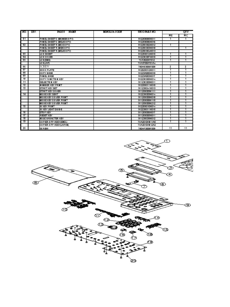 Teco 4021 Spart Parts List PDF Equipment Manufactured Goods