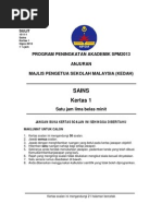 Download Trial Kedah Science SPM 2013 Paper 1 by Cikgu Faizal SN167386546 doc pdf