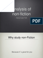 Analysis of Non-Fiction