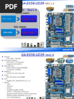 Download Gigabyte GA-EX58-UD3R Rev16 vs 10 differences by GIGABYTE UK SN16739920 doc pdf