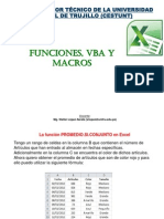 Funciones VBA Macros