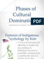 6 Phases Cultural Domination Indigenous Psychology Defined