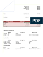 Controle Financeiro