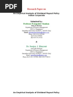 Download Dividend Payout Policy Professor Pratapsinh Chauhan by Dr Pratapsinh Chauhan SN16742896 doc pdf