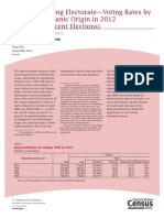 US Census Bureau Report on 2012 Voting.